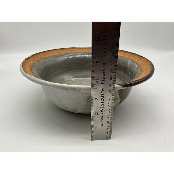 Hand Crafted 2 Piece Pottery Serving Bowl/Casserole Dish Vintage 1974 Collectibl - Picture 11 of 16